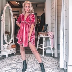 Free People Velvet Tunic/Dress